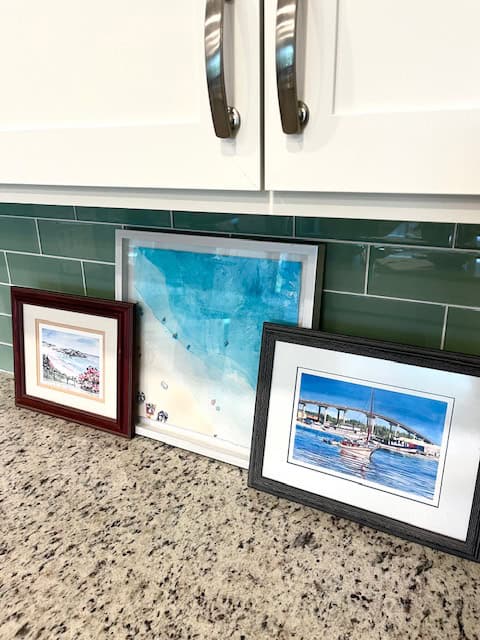 Beach themed wall art