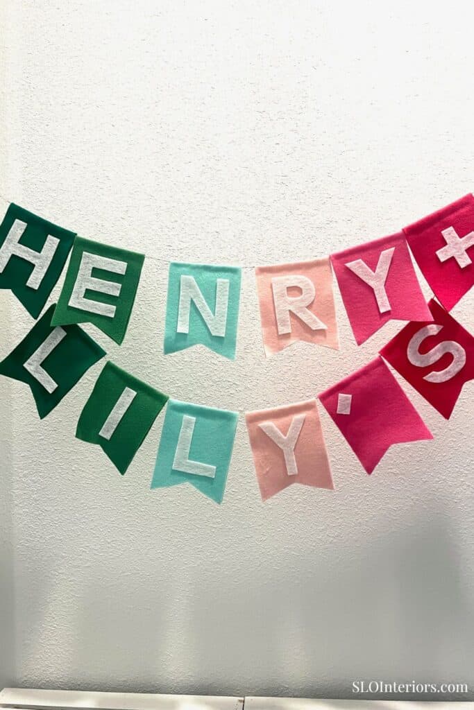 Celebration banners with "Merry Christmas" message for holiday decor and interior design.