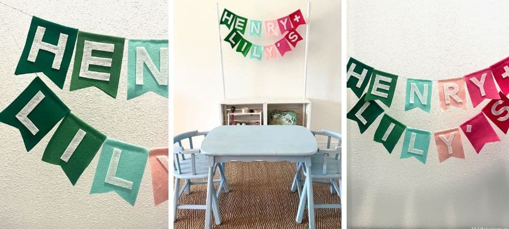 Happy Holidays banner with colorful letters and festive decor for interior design.